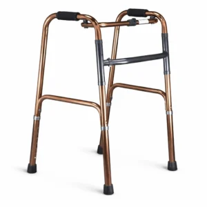 Caminador plegable paso a paso – Bronce