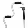 Caminador plegable con doble apoyo de aluminio ajustable
