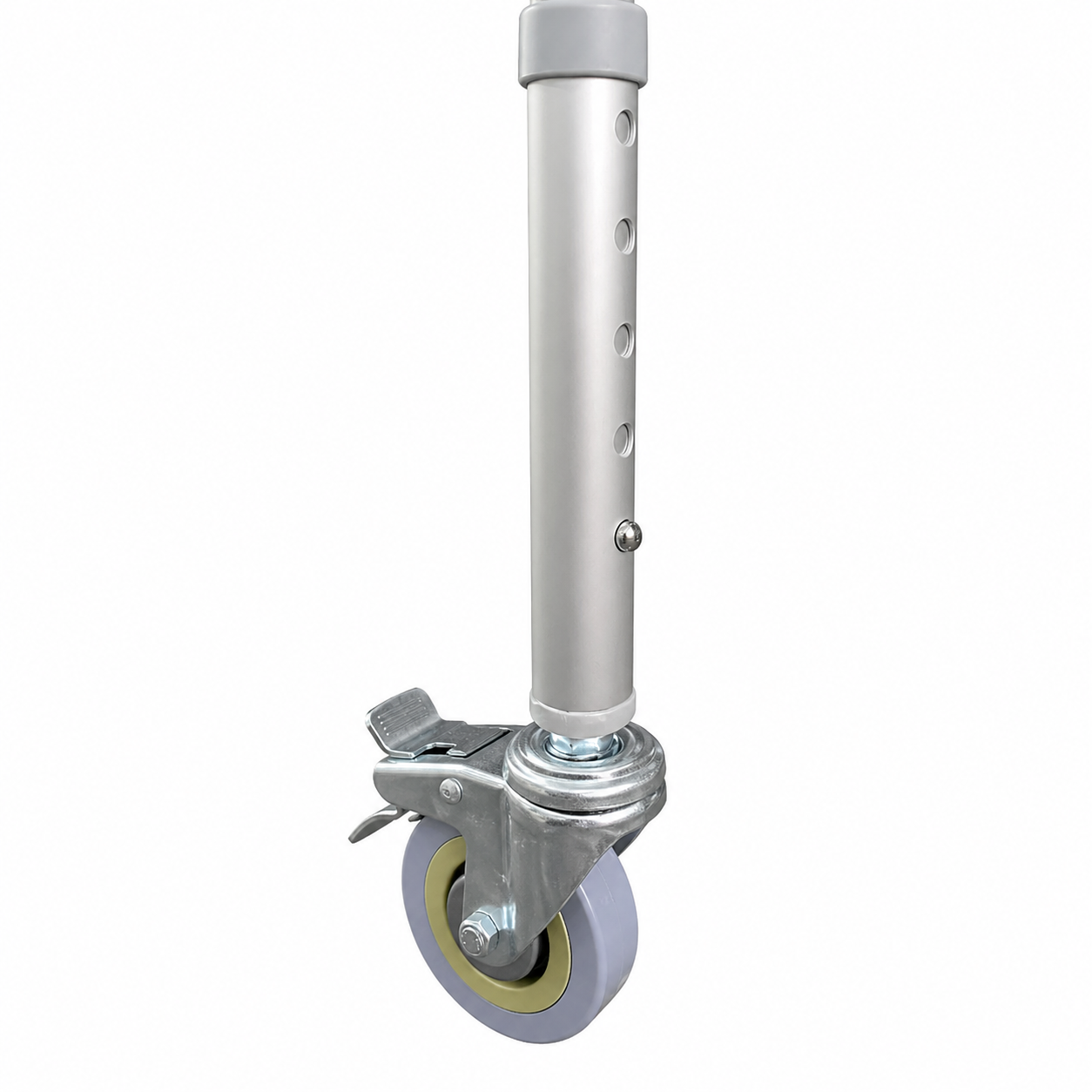 Silla de Ruedas Sanitaria Plegable con Ruedas y Freno