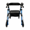 Caminador de 4 ruedas con asiento y espaldar