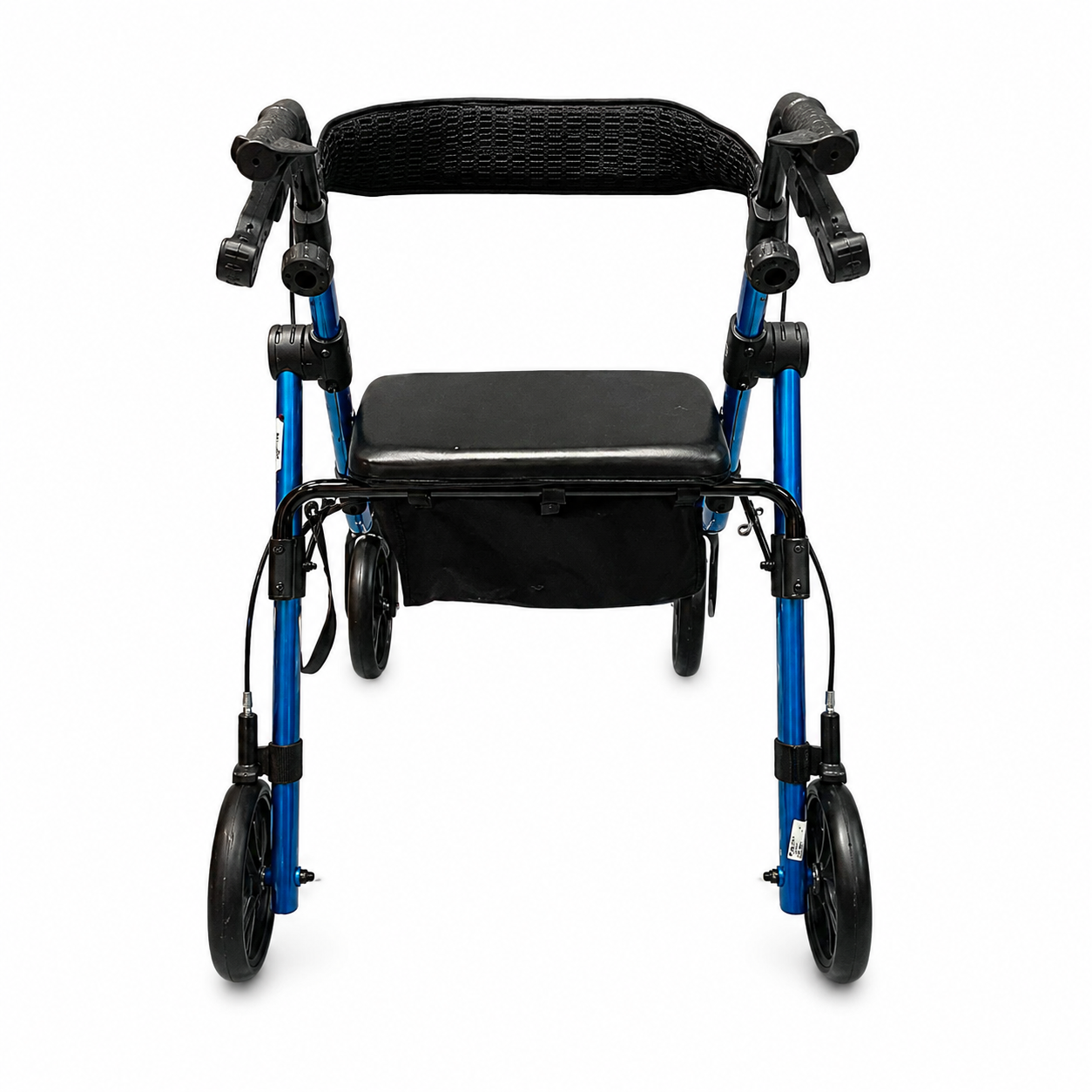Caminador de 4 ruedas con asiento y espaldar