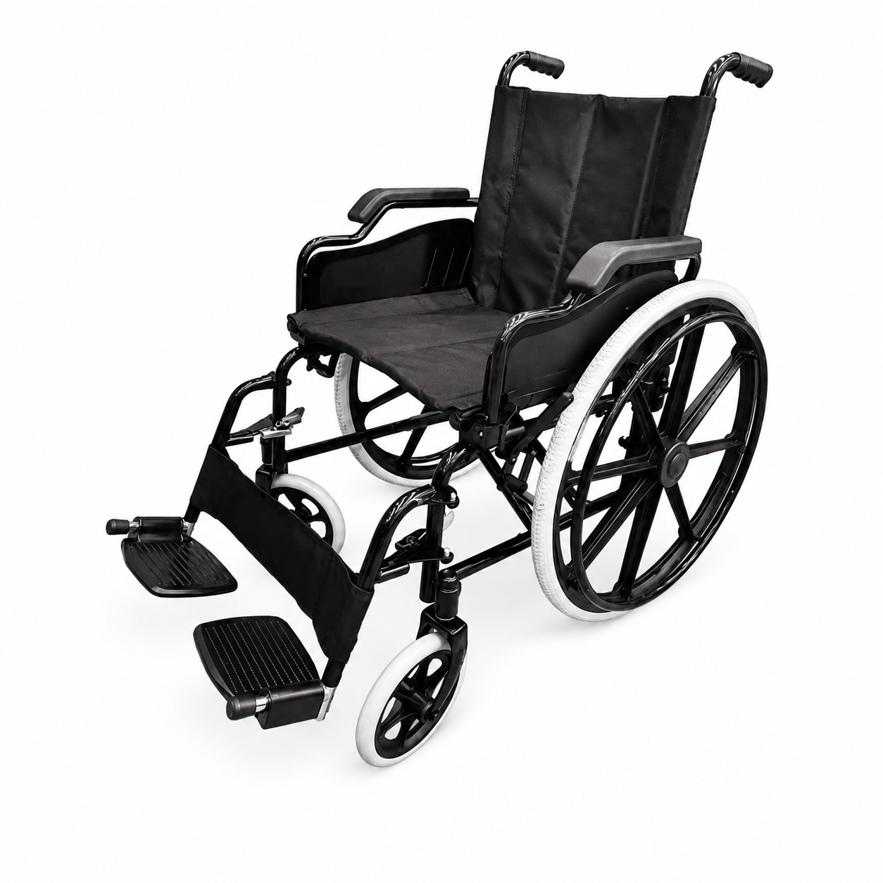 Silla de ruedas estándar tipo escritorio en acero pintado
