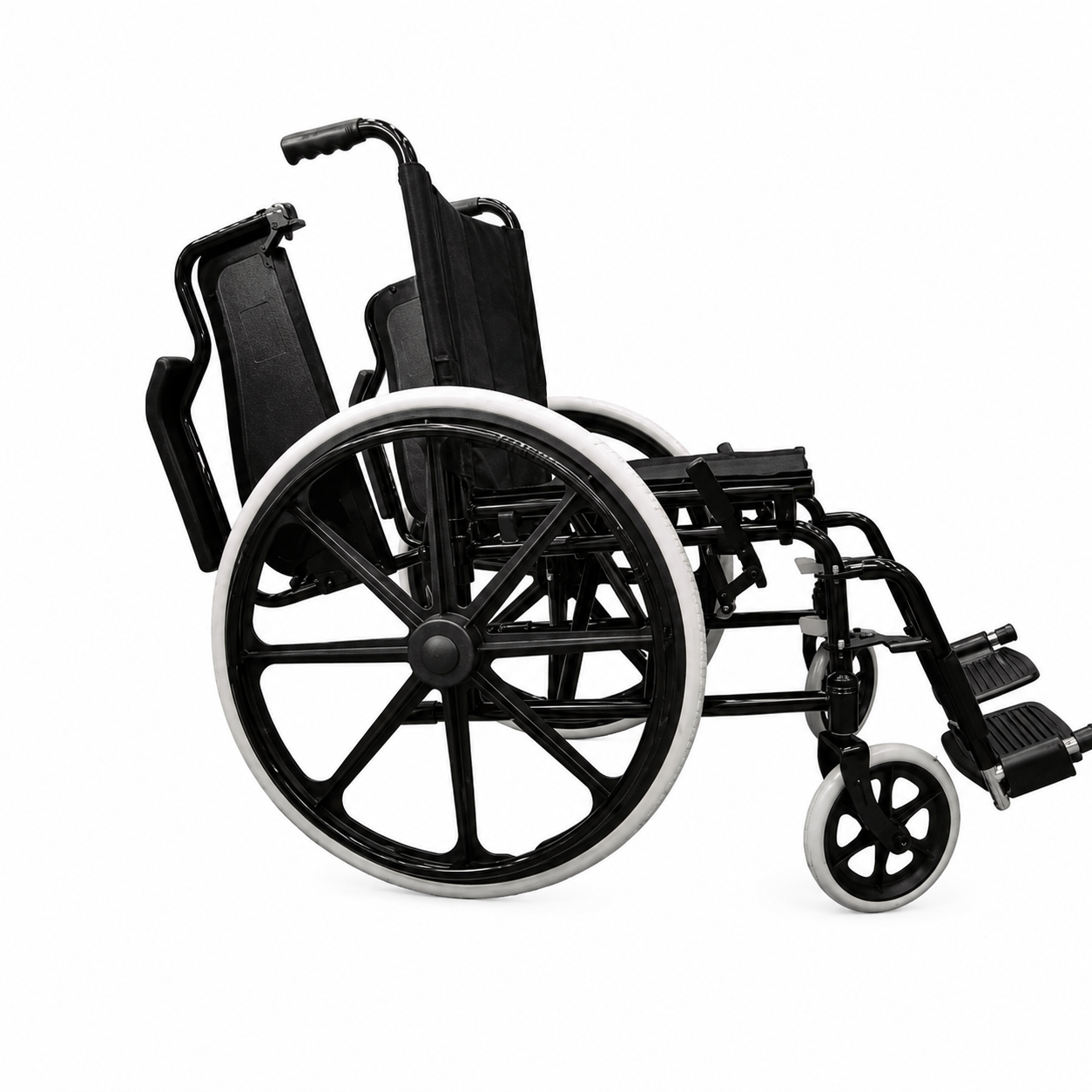 Silla de ruedas estándar tipo escritorio en acero pintado